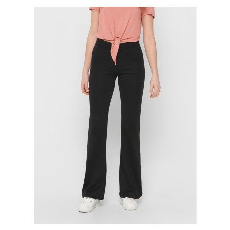 Black Women Flared Fit Pants ONLY Fever - Women