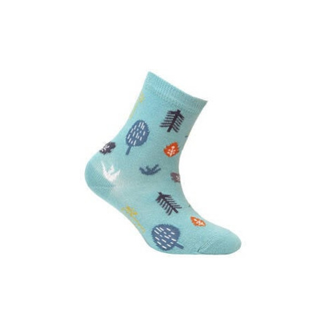 Gatta G44.01N Cottoline girls' socks patterned 33-38 turquoise 290