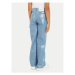 Calvin Klein Jeans Bavlnené nohavice IG0IG02383 Modrá Wide Leg