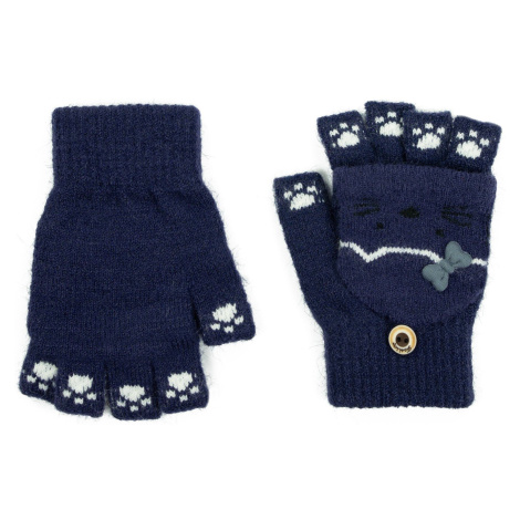 Art Of Polo Kids's Gloves rk23370-7 Navy Blue