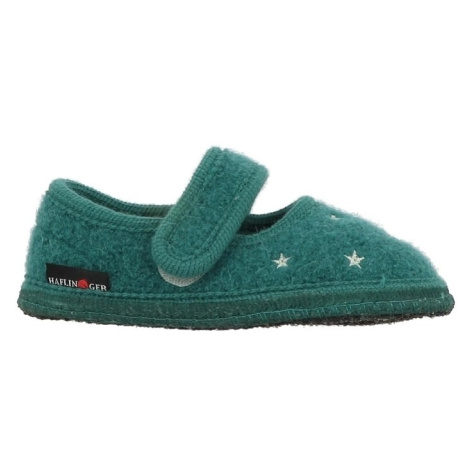 Haflinger  SLIPPER STARLIGHT  Papuče Zelená