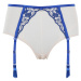 Panache Rosa Suspender Brief cobalt/latte 10794 46