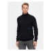 KARL LAGERFELD Rolák Klj Lightweight Turtleneck 236D2000 Čierna Slim Fit