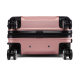 Ružový odolný plastový cestovný kufor &quot;Travelmania&quot; - veľ. XL
