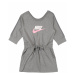 Nike Sportswear Šaty  sivá / ružová