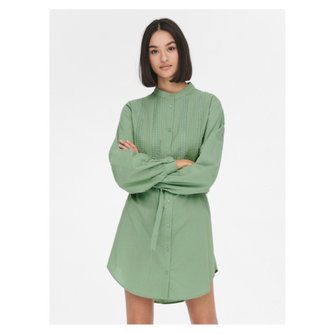 Zelené košeľové šaty JDY Theodor - ženy
