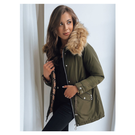 Zelené dámske parky