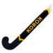 Hokejka pre pokročilých dospelých hráčov 60% karbón Low Bow FH560 bielo-žltá