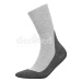 Unisex ponožky zdravotné Medic Deo Silver - DeoMed sv. šedá s tm. šedou