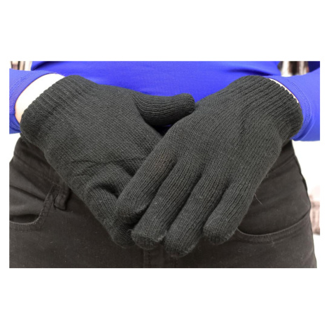 Čierne zateplené rukavice UNI WNTERS John-C
