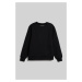 Mikina Karl Lagerfeld Ikonik 2.0 Glitter Sweatshirt Black