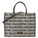 VALENTINO Shopper 'August'  zlatá / sivá / čierna