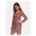 Pink floral sheath dress TOP SECRET - Women