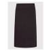 NA-KD tepláková sukňa 1100-005529-0002-003 Čierna Regular Fit