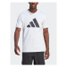 Adidas Tričko Train Essentials Feelready Logo Training IM4373 Biela Regular Fit