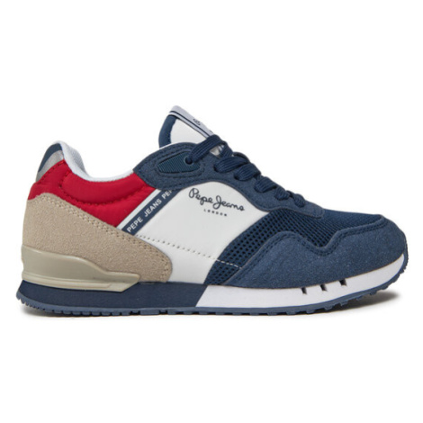 Pepe Jeans Sneakersy London Urban B PBS40002 Tmavomodrá