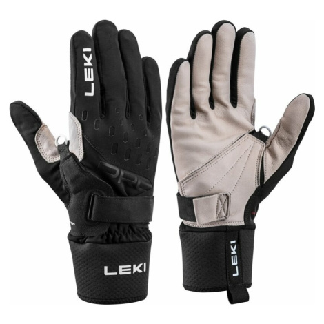 Leki PRC Premium Shark Black/Sand Lyžiarske rukavice