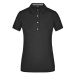 James&amp;Nicholson Dámska polokošeľa JN969 Black