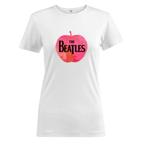 The Beatles tričko Apple Logo Biela