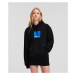 Mikina Karl Lagerfeld Jeans Klj Regular Logo Hoodie Black