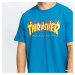 Tričko Thrasher Flame Logo Tee Dark Turquoise