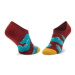 Happy Socks Ponožky Krátke Unisex UTC38-4500 Bordová