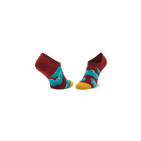 Happy Socks Ponožky Krátke Unisex UTC38-4500 Bordová