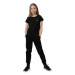 Dievčenské tepláky 4F JUNIOR TROUSERS CAS F130-20S-DEEP BLACK