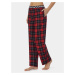 Red Plaid Pyjama Pants DKNY