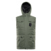 Men's vest with ptx membrane ALPINE PRO HARD olivine