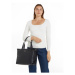 Calvin Klein Kabelka Ck Daily Shopper Medium Pebble K60K611766 Čierna