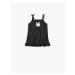 Koton Strappy Dress with Rabbit Applique and Pocket Detail