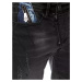 Originálne čierne džínsy pre pánov