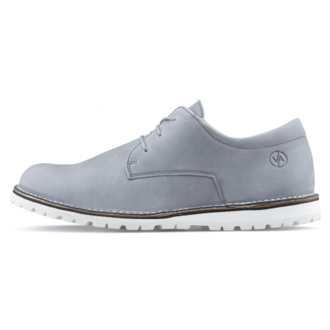 Vasky Derby Grey - Dámske kožené poltopánky sivé, ručná výroba jesenné / zimné topánky
