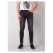 Tmavosivé džínsy Shaun PSLM033-524-darkgrey