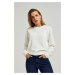 Women's sweatshirt with MOODO application - white