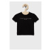 Detské tričko Tommy Hilfiger čierna farba, KN0KN01487