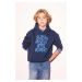 DEFACTO Boys Oversize Fit Hooded Printed Thick Sweatshirt