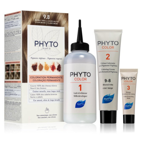 Phyto Color farba na vlasy bez amoniaku odtieň 3 Dark Brown