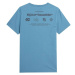 4F MEN´S T-SHIRT Pánske tričko, modrá, veľkosť