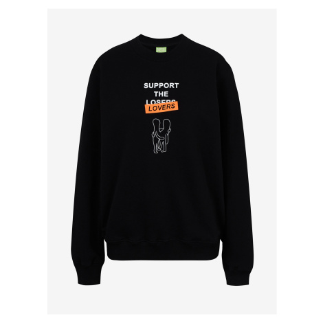 Diesel Mikina - FANGR10 SWEATSHIRT čierna