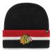 Chicago Blackhawks zimná čiapka Split Cuff 47 CUFF KNIT Black