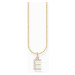 Thomas Sabo KE2244-414-14-L45V Gold-plated necklace letter E