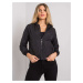Women's black quilted jacket
