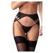 Podvazkový pás Obsessive Donarella garter belt Farba: Čierna