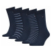 Tommy Hilfiger Ponožky - TH MEN SOCK 5P GIFTBOX STRIPES modré