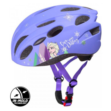 Disney ĽADOVÉ KRÁĽOVSTVO II Dievčenská cyklistická prilba, fialová, veľkosť