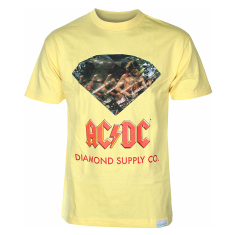 Tričko metal DIAMOND AC-DC Banana Čierna Diamond Supply Co.
