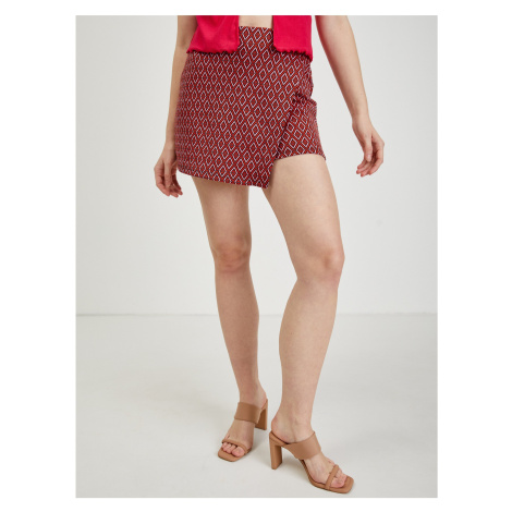 Red Women's Patterned Skirt/Shorts ORSAY - Ladies