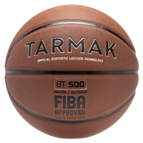 Basketbalová lopta FIBA BT500 veľkosť 7 hnedá TARMAK